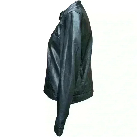 Vintage Helline Germany 100% Leather Women’s Motorcycle Biker Jacket EUR sz 40 - Picture 4 of 15